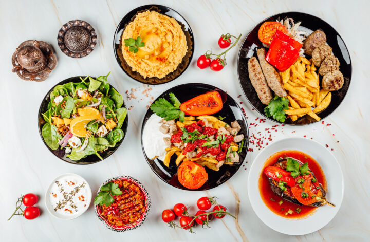 different types of food