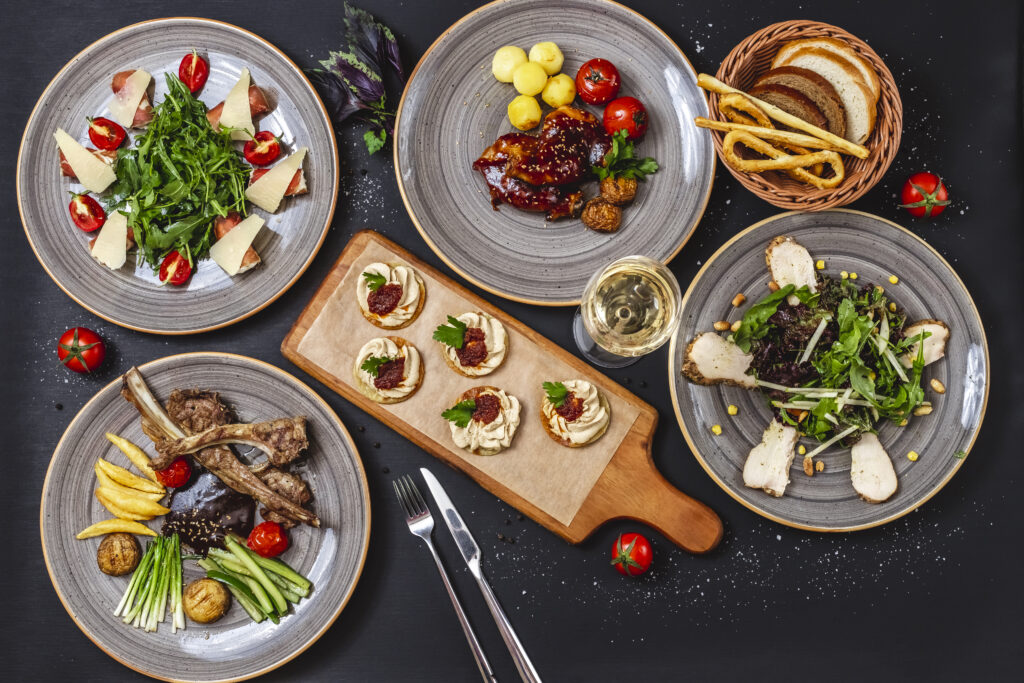 different types of food